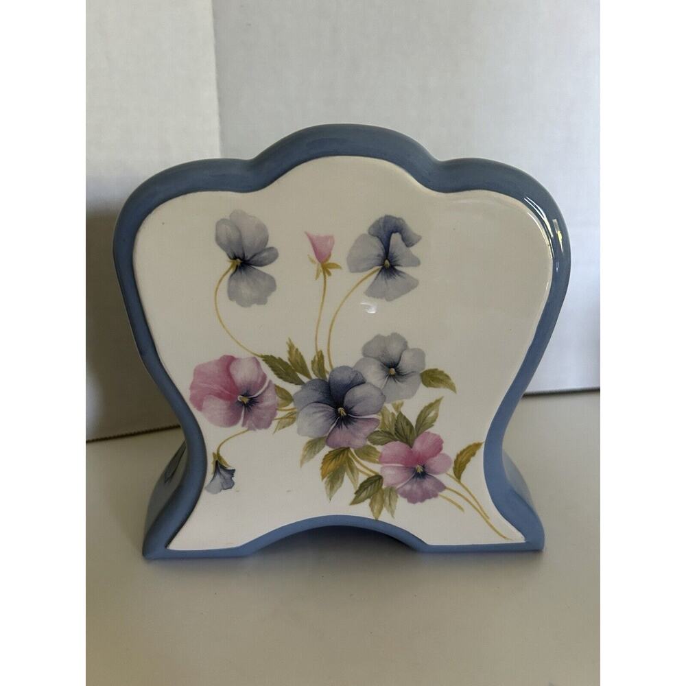 Vintage Ceramic Napkin/Bills/Misc Holder Homemade